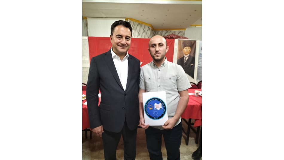 EAD yönetiminden Tayfun bey Ali Babacan'a ziyaret